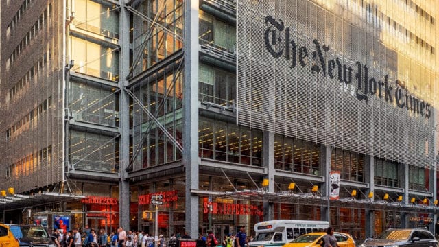 New York Times' headquarters (Credit: Ajay Suresh)